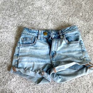 distressed jean shorts 00 women’s